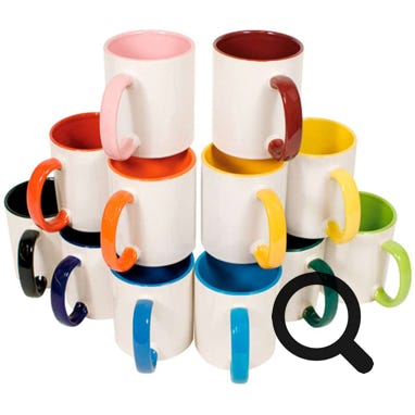 Hochwertige Keramiktasse 10oz mit DURAGLAZE®-Coating. Fotodruck von höchster Qualität.
